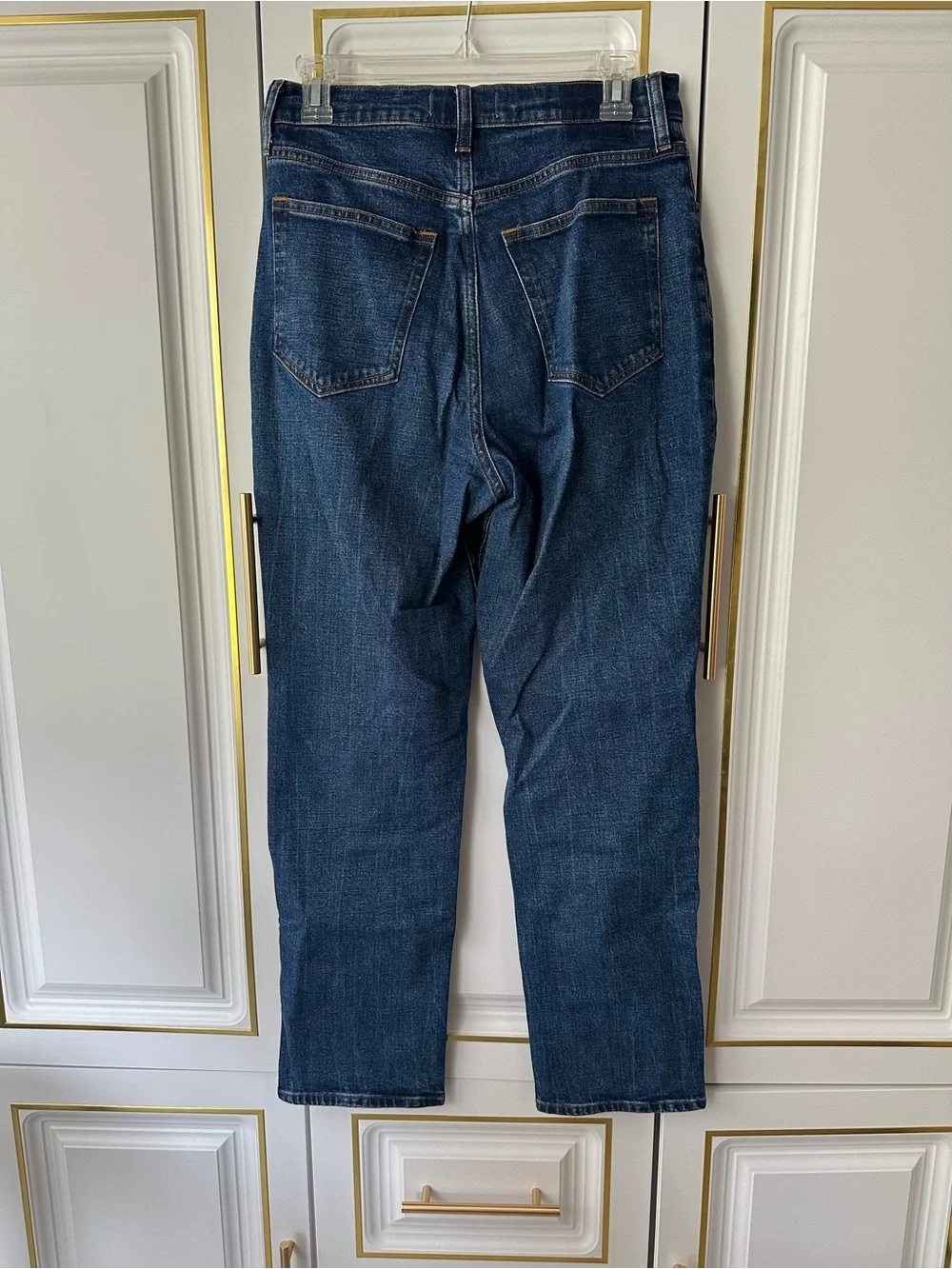 Abercrombie & Fitch Curve Love Ultra High Rise Ankle Straight Jean Size 28L
